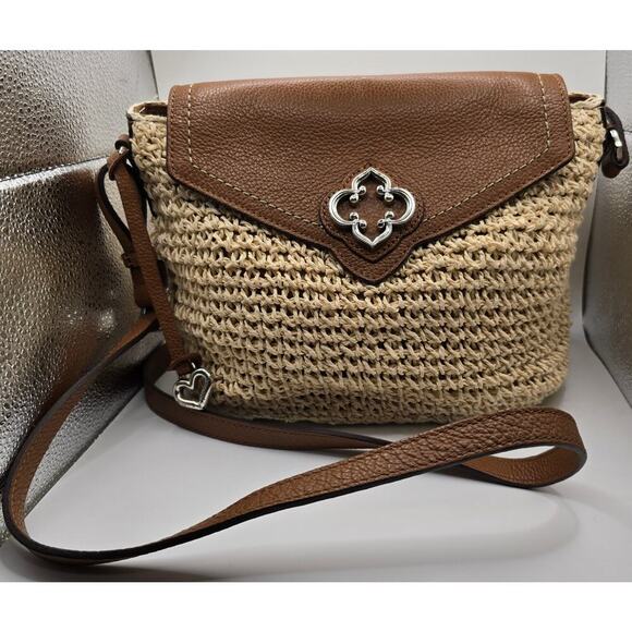 Brighton Finley Flap Straw Crossbody bag - Picture 2 of 13